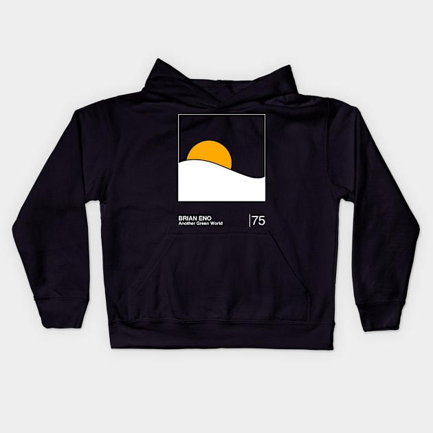 Another Green World / Original Minimalist Graphic Artwork Design Kids Hoodie by saudade